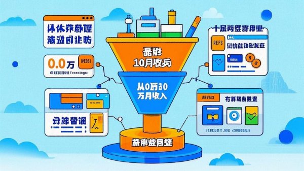 炒股配资平台技巧 从0到10万月收：个体跨境创业必须重构的3层流量漏斗