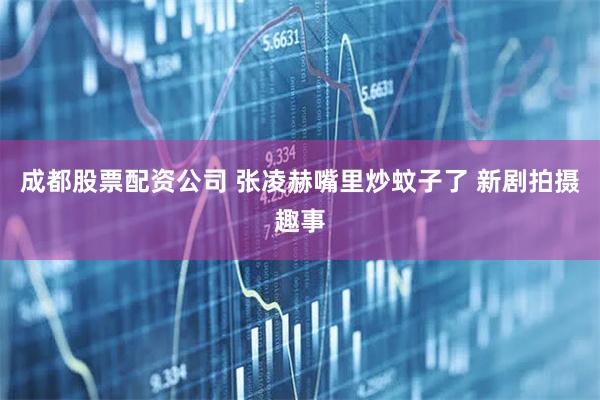 成都股票配资公司 张凌赫嘴里炒蚊子了 新剧拍摄趣事